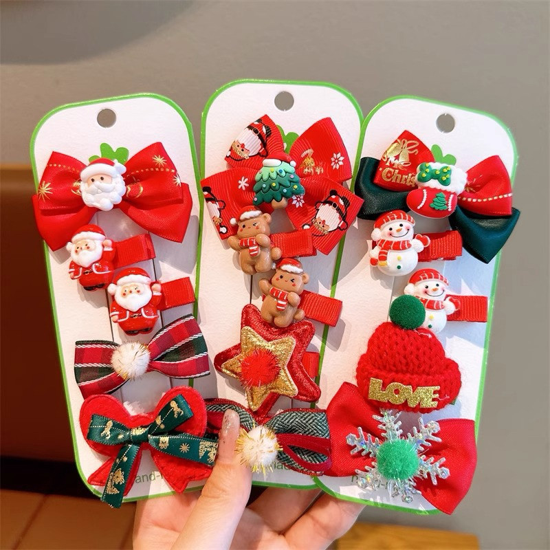 Pin Natal Jepitan Natal Jepitan Rambut Pin Merry Christmas Jepitan Rambut Natal Jepitan Rambut Anak 