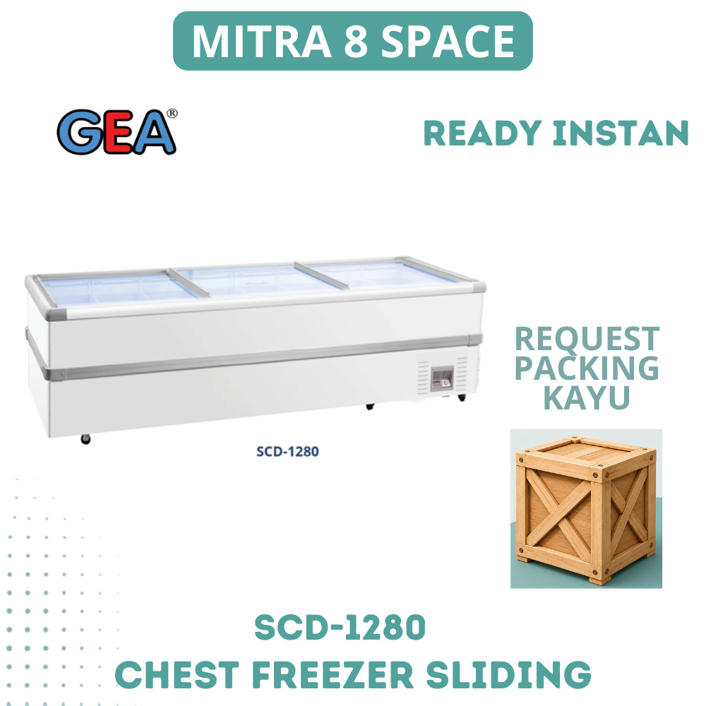 GEA ISLAND FREEZER SCD-1280 1245 LITER 2 KOMPRESOR