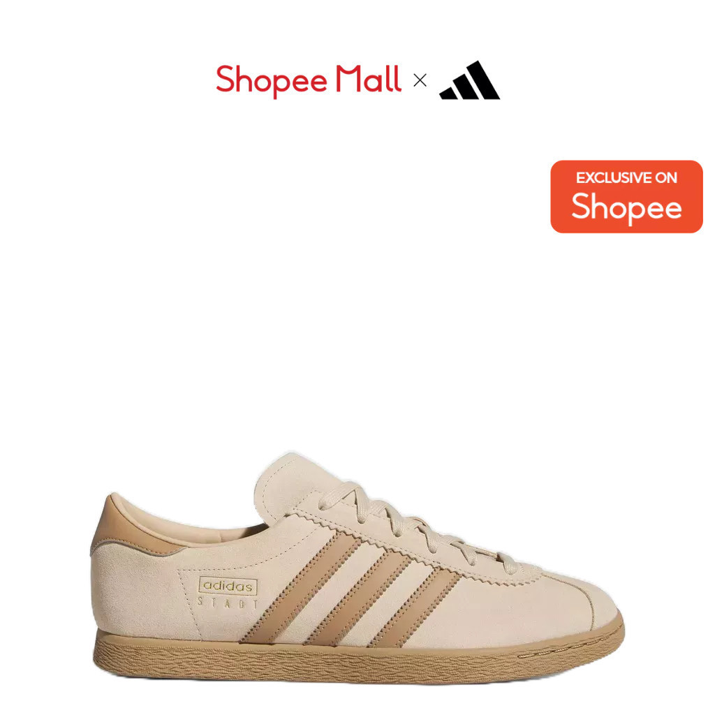 ( BISA COD ) adidas Lifestyle Stadt Shoes Men Beige JI1886