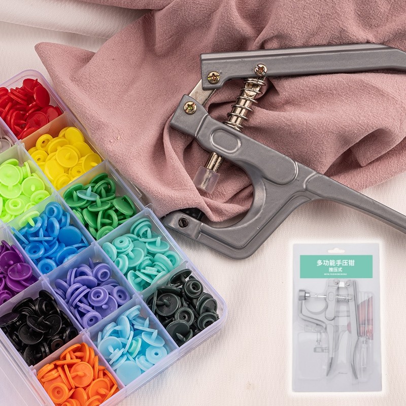 Press Kancing Snap Plastik T5 + Set Kancing Resin | Kancing Plastik Resin Perlindungan Lingkungan Ru