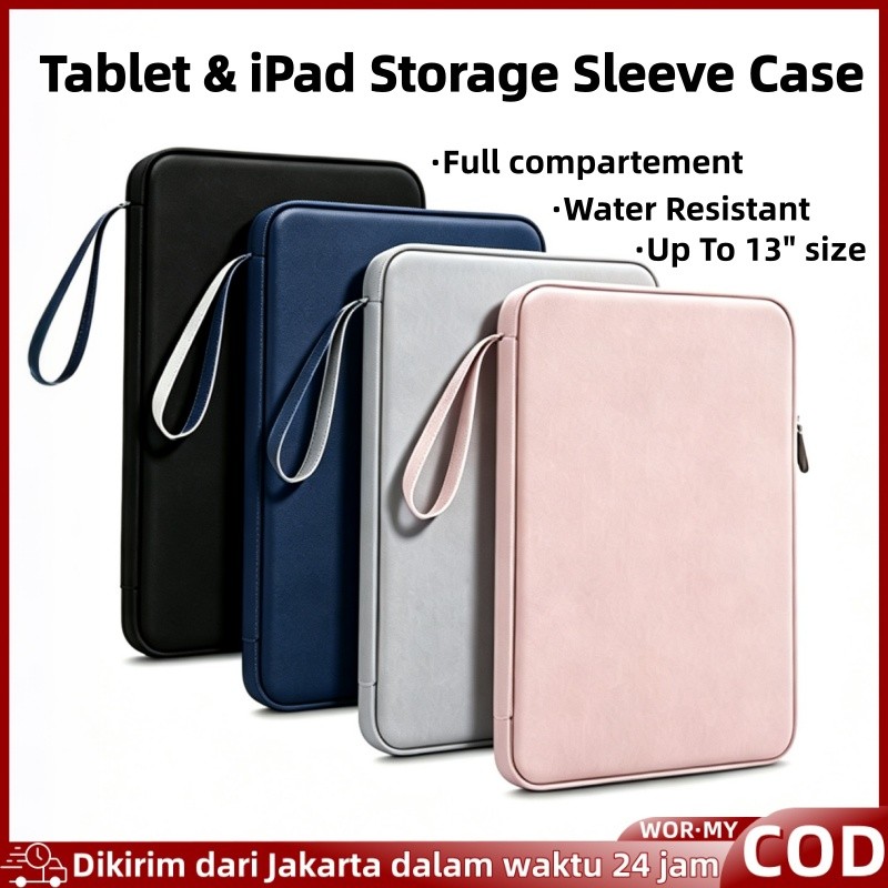 Tas Pelindung iPad Tablet 11inch / 13inch Waterproof Samsung/Xiaomi/Huawei/iPad 5 Lapis Organizer An