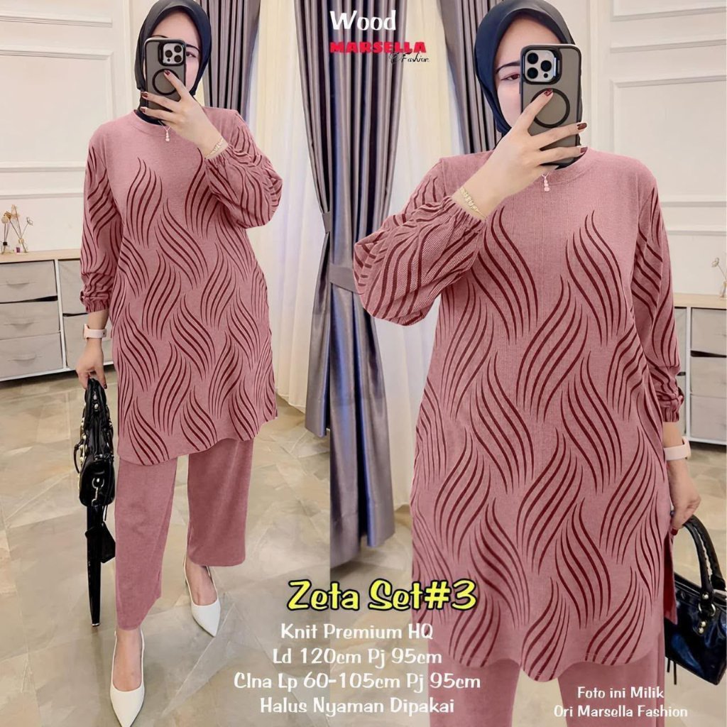 Setelan Wanita Atasan Celana ZETA#3 By Marsella SS