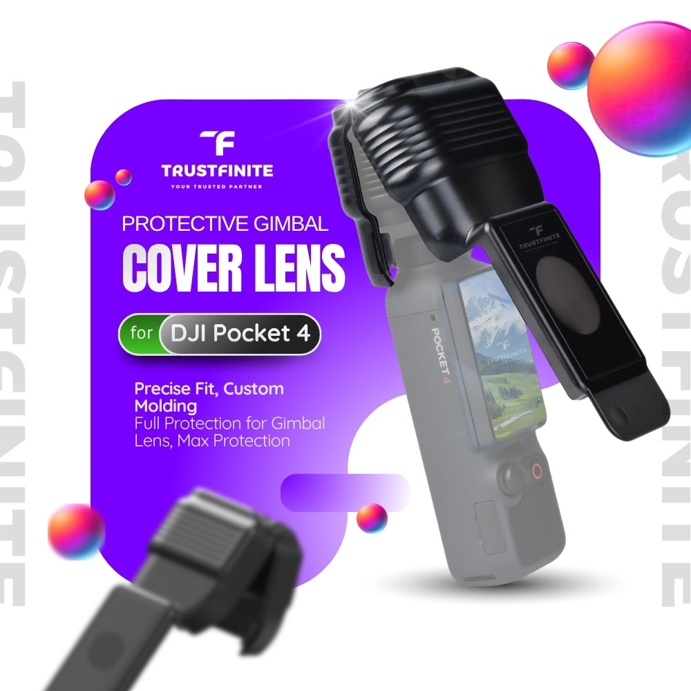 Protective Gimbal Cover Lens DJI Pocket 4 - Pelindung Gimbal Lensa DJI Osmo Pocket 4