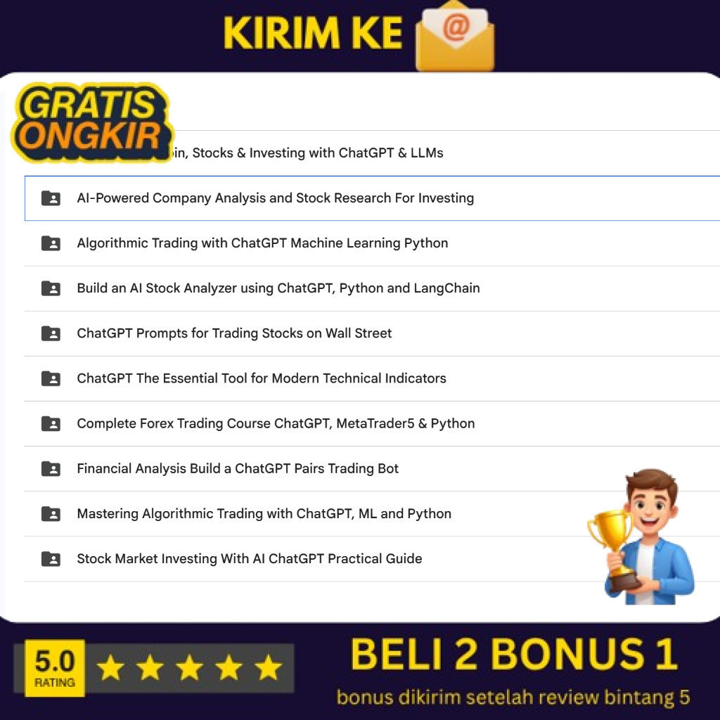 10 Treding Video Course Bundle - Leern AI Treding | Chetgpt Treding | Stock Merket Ai Treding | Fore