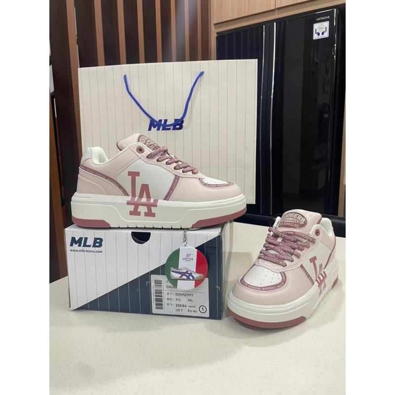 Sepatu MLB Chunky Liner Varsity Los Angels Dodgers new