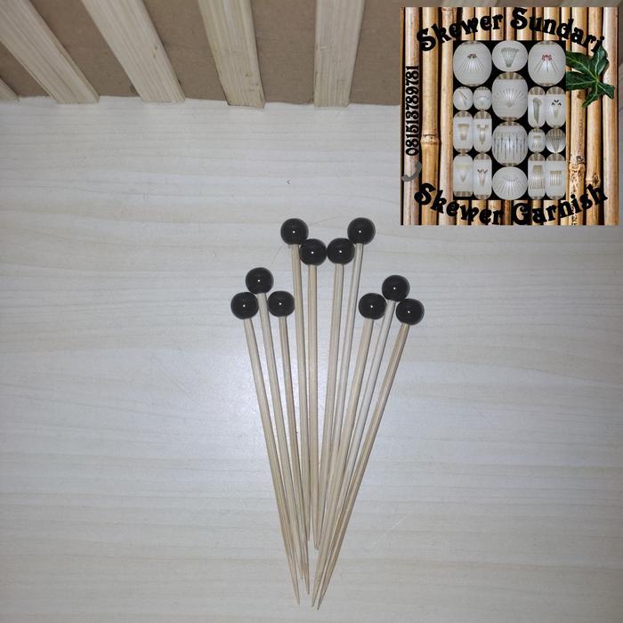 skewer cocktail black  cocktail pick 10cm (100pcs)