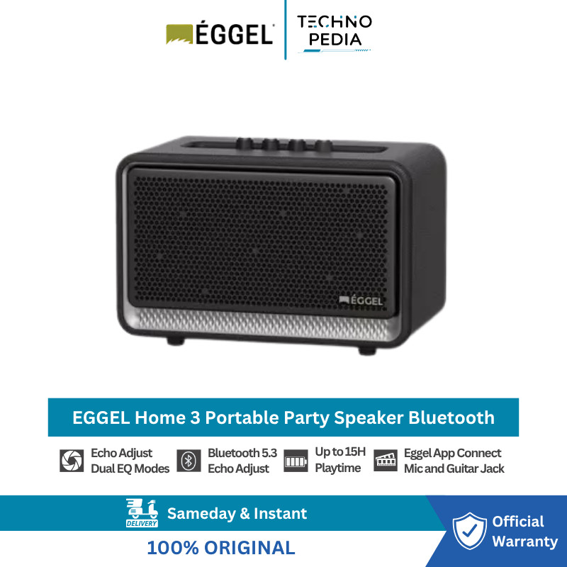 Eggel Home 3 Portable Bluetooth Speaker with Karaoke Function