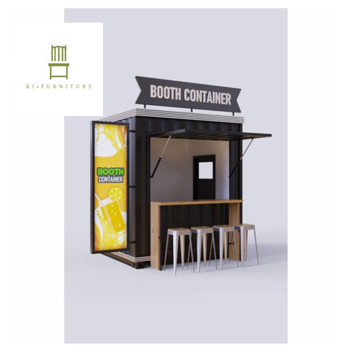 promo spesial booth container / gerobak stand jualan
