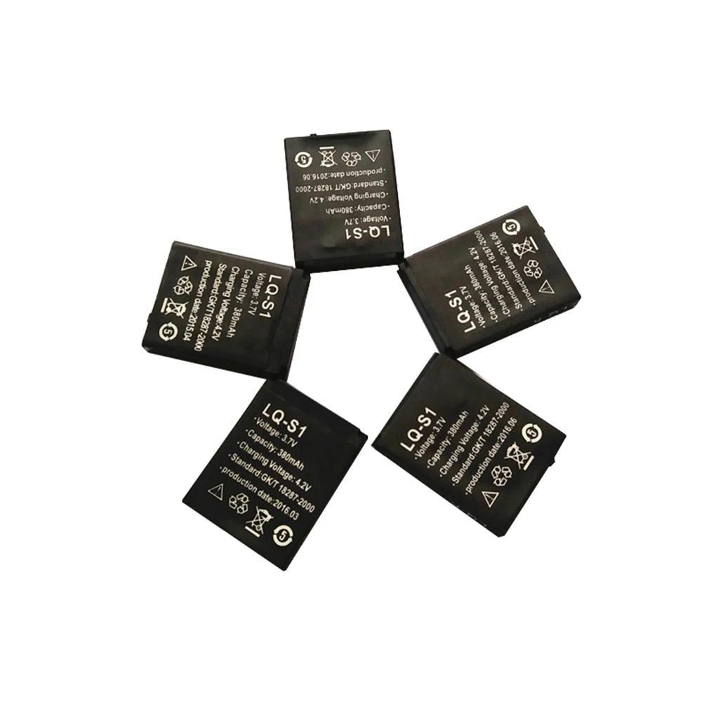 5pcs/lot 3.7V 380mAh Rechargeable Battery For Smart Watch dz09 SmartWatch Battery Replacement Batter
