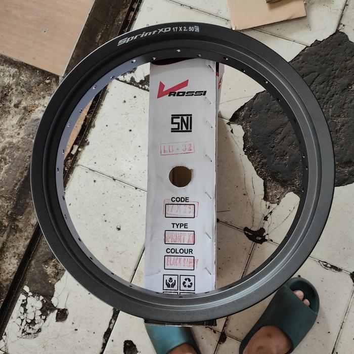 velg 250 x 17 merk vrossi sprint xd hole 32 crf hitam