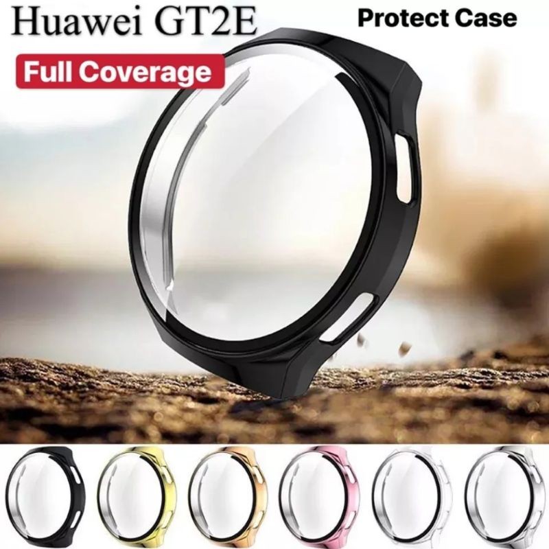 TERLARIS Cover/Case (Pelindung Penuh) For Huawei Watch GT 2e / GT2e (PC Material or Soft TPU)