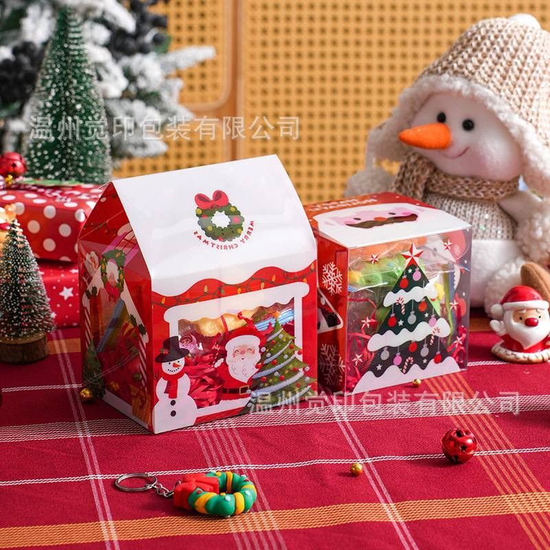 

KOTAK MIKA HAMPERS NATAL/KOTAK TENTENG GIFT NATAL/KOTAK TRANSPARAN CAKE NATAL/CHRISTMAS BAG