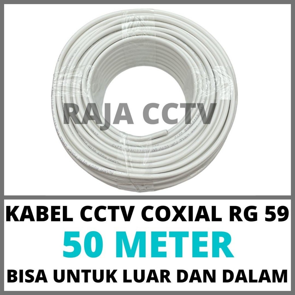 Kabel CCTV AZURA RG59 50Meter Plus Kabel Power