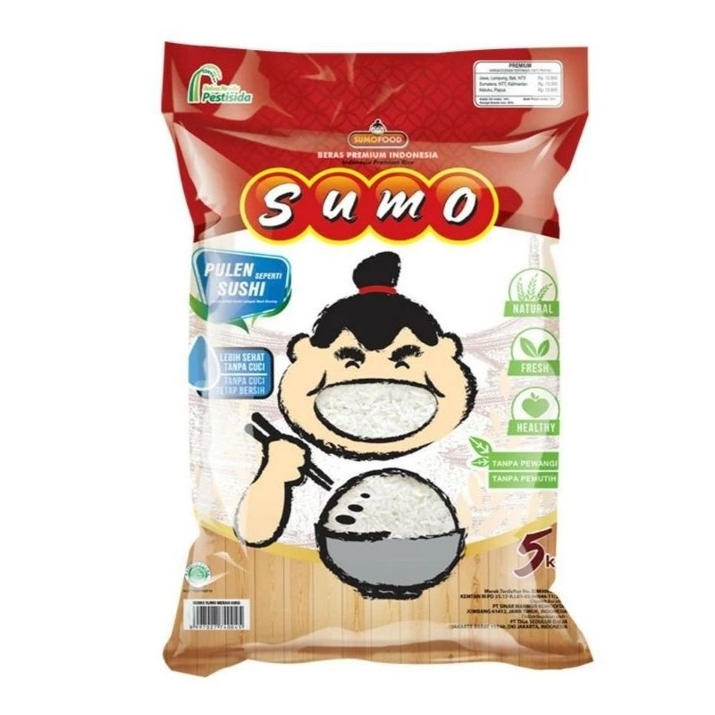 beras sumo 5kg  pulen seperti sushi