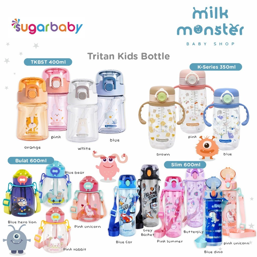 Sugar Baby Tritan Kids Bottle / Botol Minum Sugar Baby