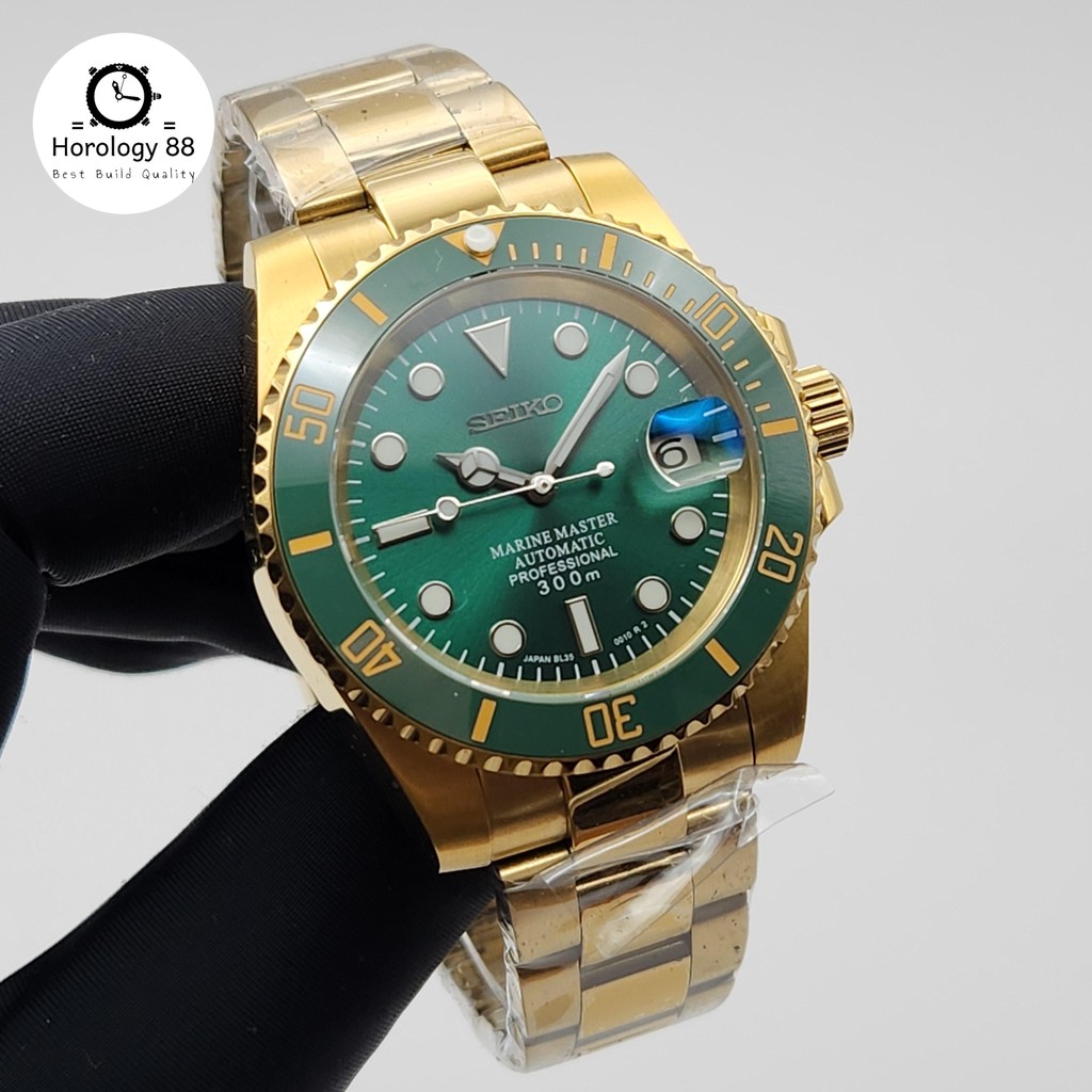 Seiko Submariner Hulk Gold Automatic NH35