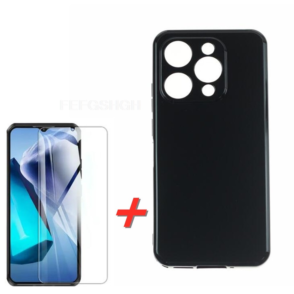 Protective Glass For Oukitel WP52 6.6" Case Silicone Clear Cover For OukitelWP52 WP 52 Tempered Glas