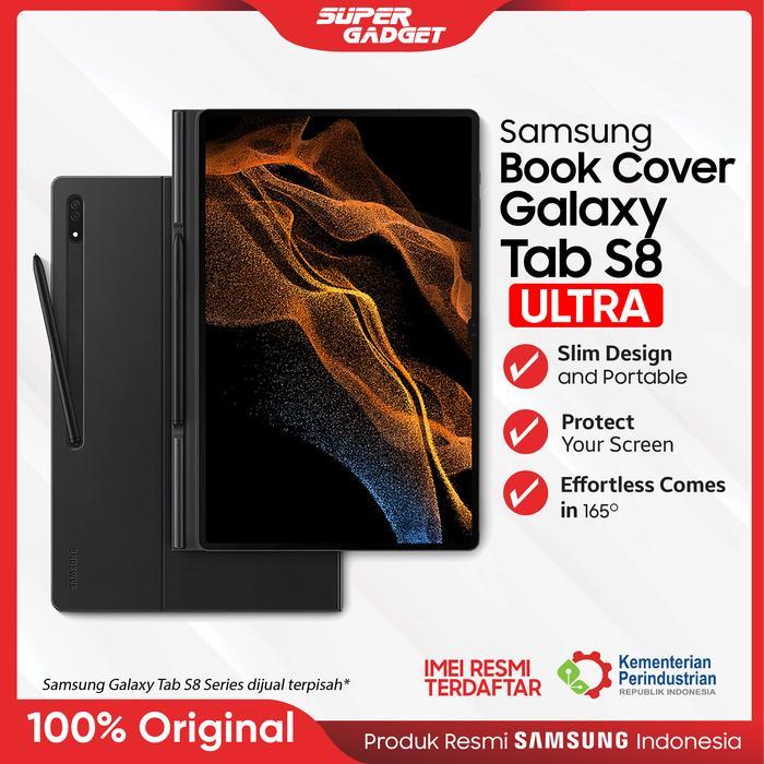 Case Samsung Book Cover Tab S8 S 8 Ultra Tablet Hard Casing Bookcover