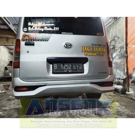 bumper bemper BEMPER BELAKANG GRANDMAX MODEL AVANZA 2022-2024 BUMPER BELAKANG GRAN MAX COSTUM MODEL 