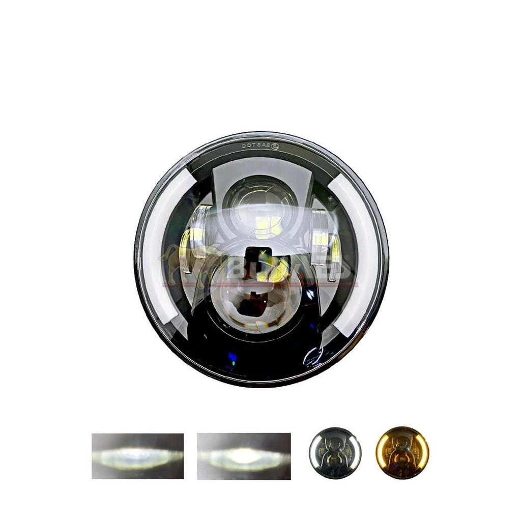 Daymaker 7 Inchi 6 Mata Led Superbright Headlight Lampu Depan