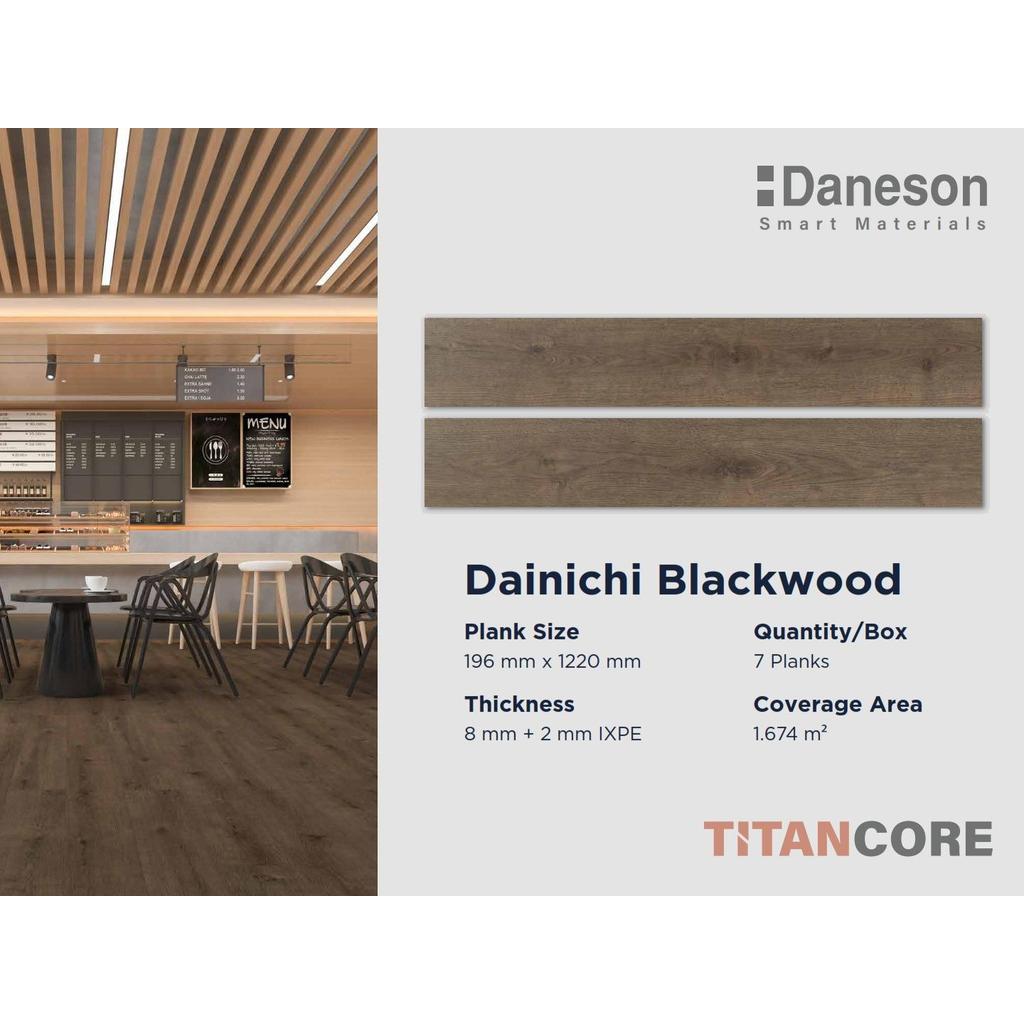 Lantai SPC Daneson Titancore 10mm by Marvel - Lantai Motif Kayu kualitas tinggi