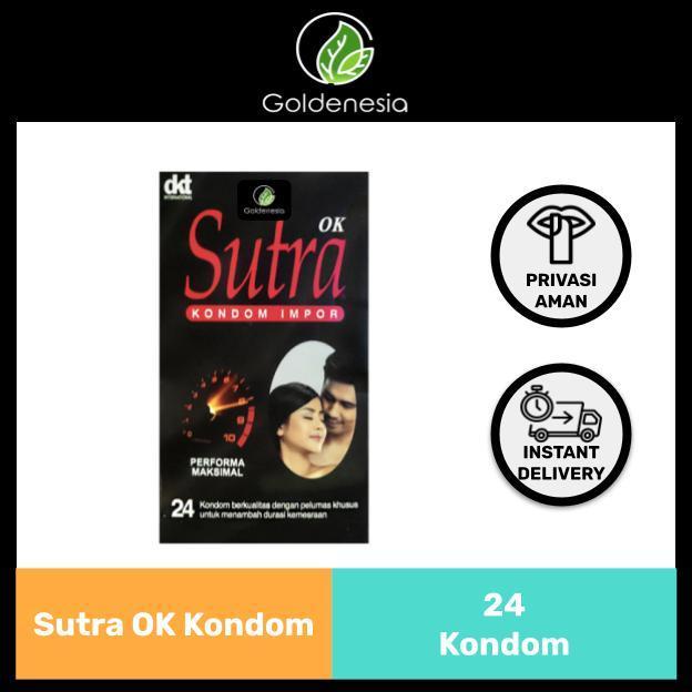 Kondom sutra OK isi 24 Pcs Original - Kondom Hitam Sutra