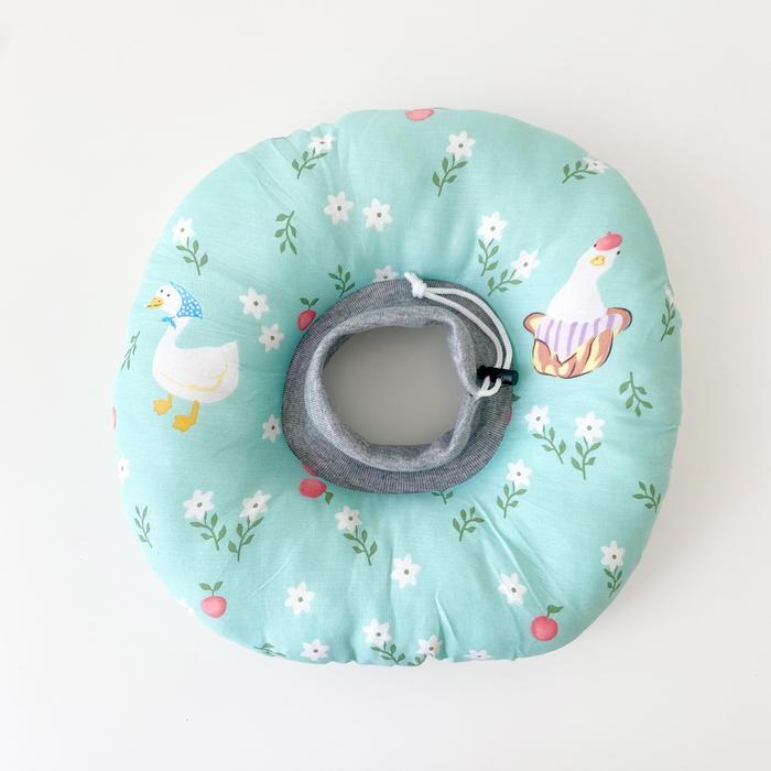 WOOFIDOO Pet Cone Pillow Dog Cat Protective Collar Bantal Donat Leher Anjing Kucing Steril Gatal - T