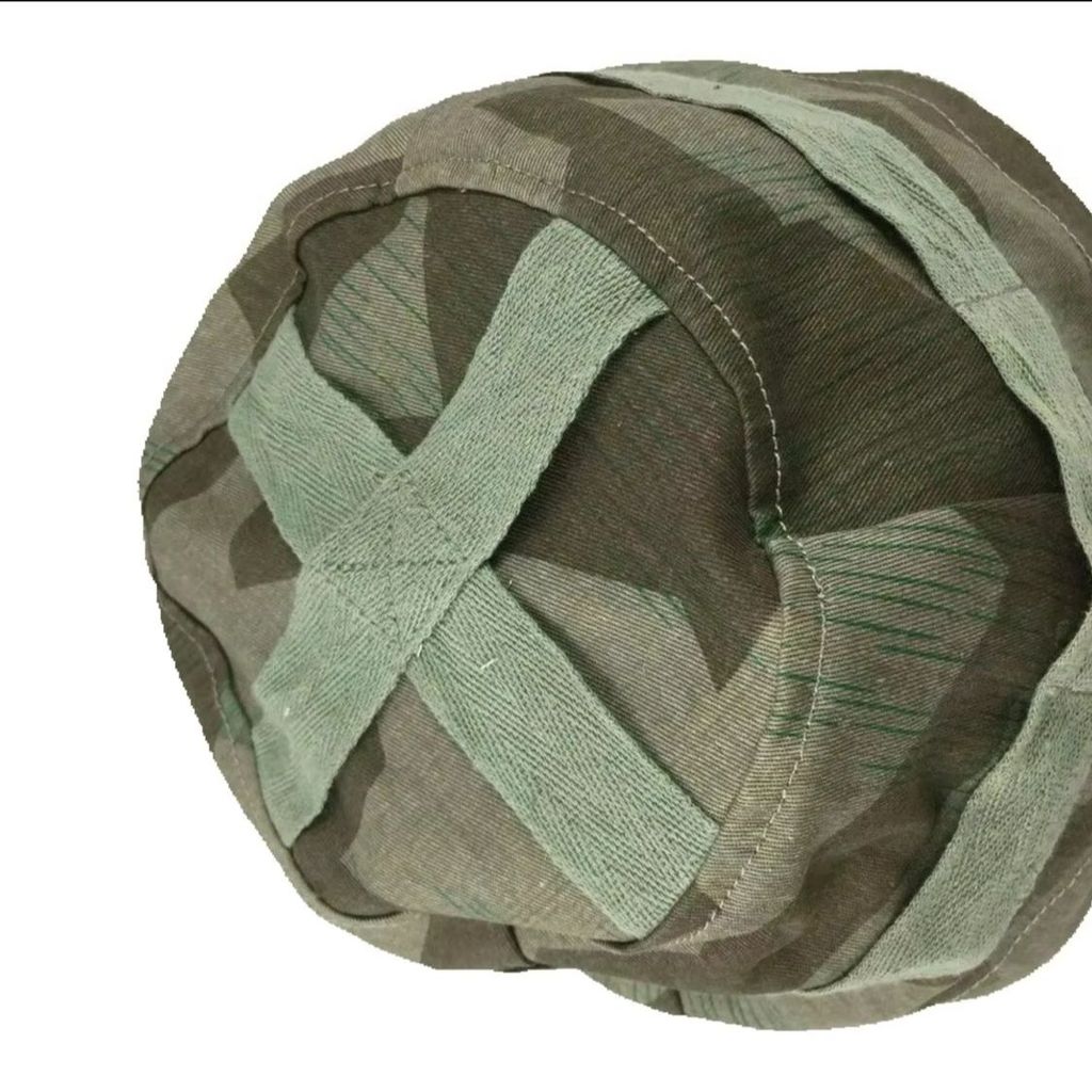 WWII GERMAN ELITE PARATROOPER SPLINTER CAMO M38 SOLDIER HELMET COVER