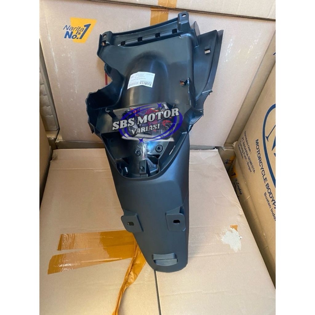 SPAKBOR BELAKANG HONDA SCOOPY HITAM BODI KASAR