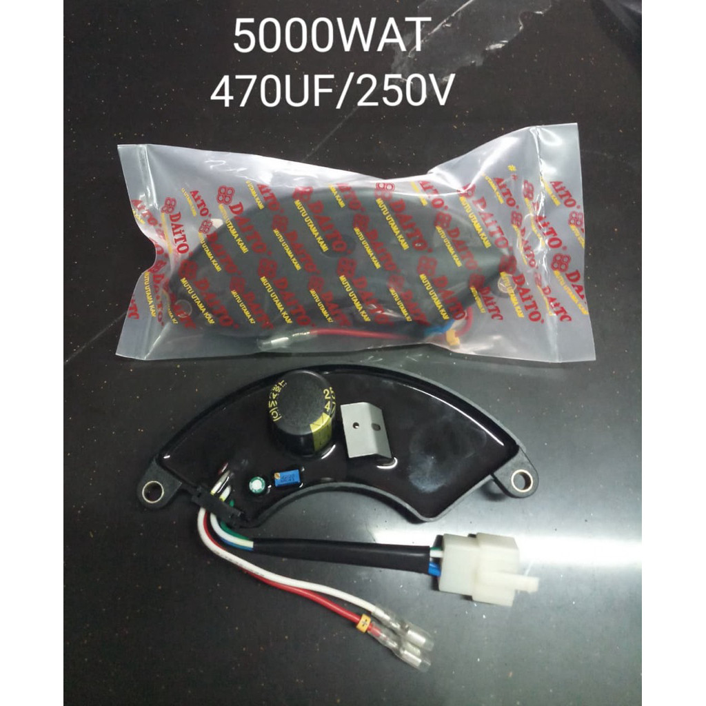 PROMO AVR MODEL SABIT GENSET 5000watt 5000 watt 470uf 250v