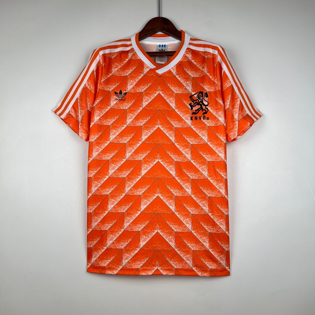Jersey Retro Holland 1988 Home A10 T shirt pria