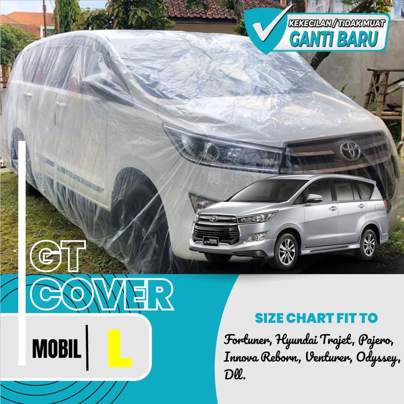 Cover Mobil Innova Reborn  Pajero Fortuner Cover Transparan Oddysey Cover Super Sarung Mobil