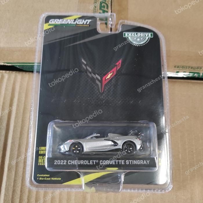GREENLIGHT 2022 CHEVROLET CORVETTE STINGRAY GREY BEST