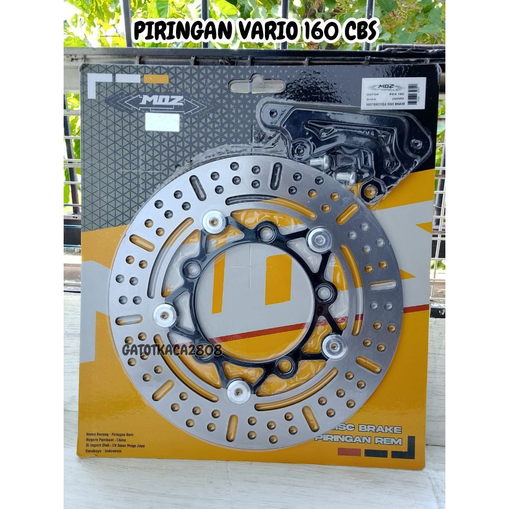 Piringan Cakram PCX 160 CC Model KTC 260mm Lebar 260MM PCX 160 CBS PCX 150