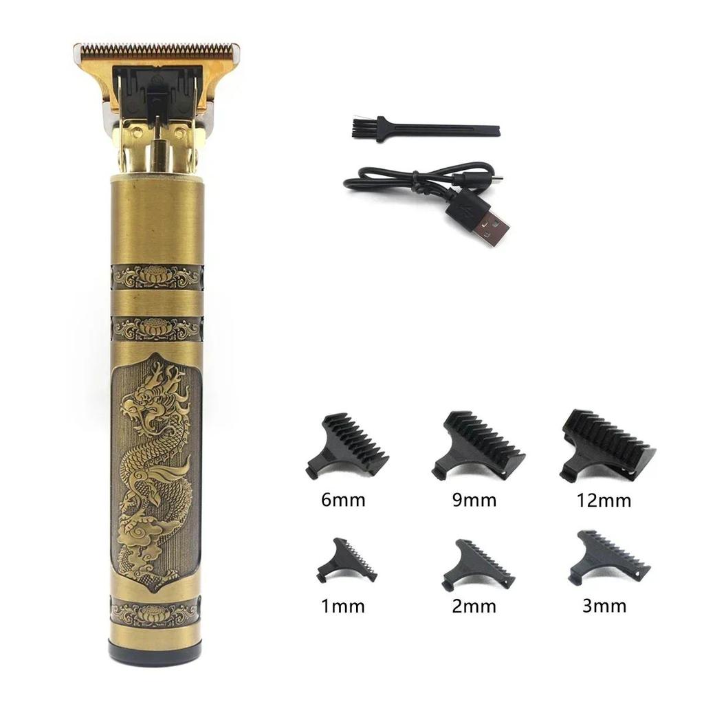 Professional T9 Hair Trimmer Maine Metal Body Beard Trimmer for Men Stainless Steel Blade Hair Clipp