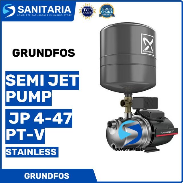 Semi Jet Pump Stainless Jp 4-47 Pt-V Grundfos - Semi Jet Grun