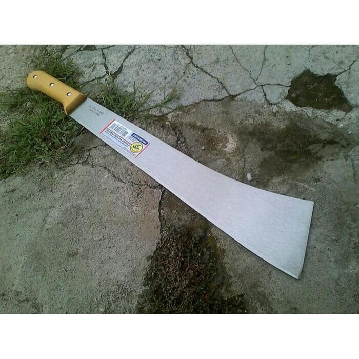 Machete 18 inchi / 45 cm Tramontina GHANA 26634/018 Wood Handle Fulltang Original Brazil