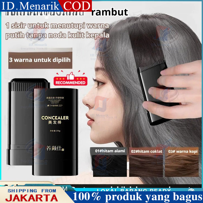 COD  Penutup Uban Permanen/Alat Semir Rambut /Cat Rambut /Penghitam Rambut Uban Permanen/Semir Rambu