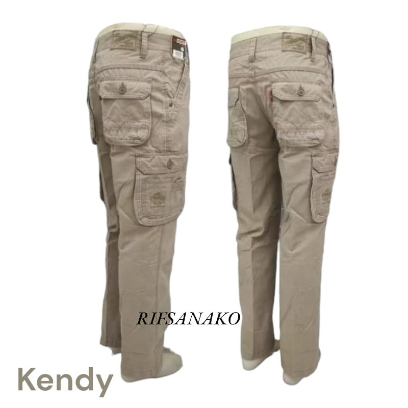 [TERLARIS] Celana panjang cargo Kendy original /celana cargo gunung banyak saku nyyaman dipakai harg