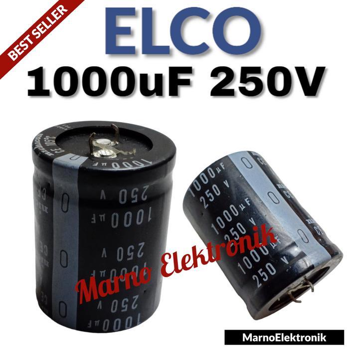 CAPASITOR ELCO 1000 UF 250 V KAPASITOR 1000UF 250V ASLI ORIGINAL TERBAIK...