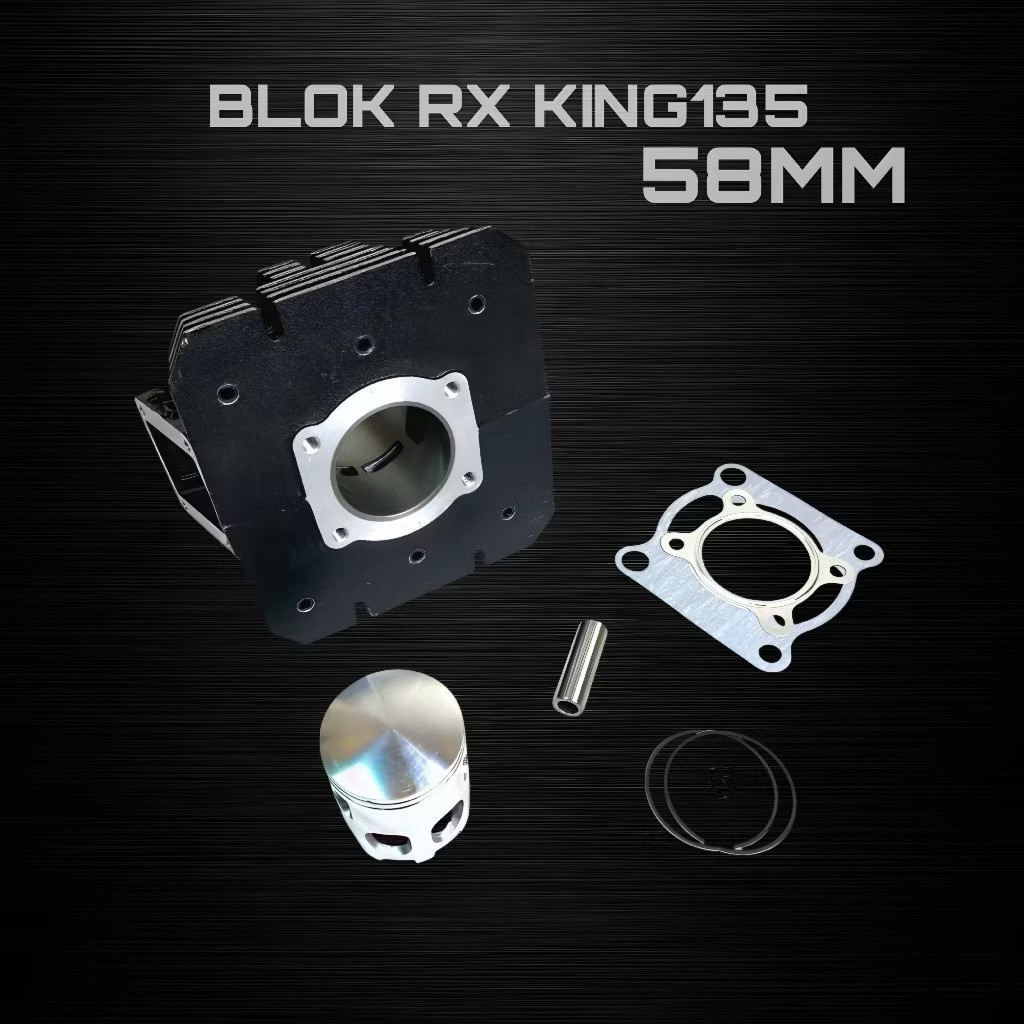 Blok Seher Cylinder Blok Yamaha RX KING RXKING RX King 135 58MM