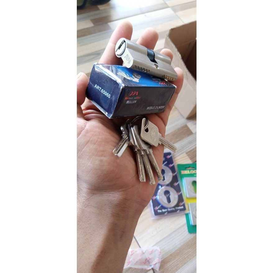 Silinder kunci pintu rumah tangung MULLER kode 65060