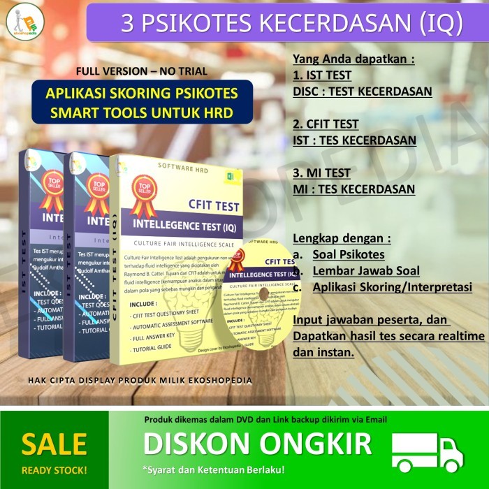 APLIKASI SKORING PSIKOTES KECERDASAN (IQ) - IST CFIT dan MI TEST