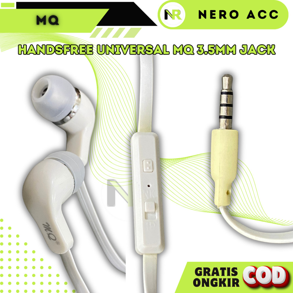 N2* (Defect Sale) Earphone MQ Boat Handsfree Headset Universal 3.5mm Jack For Android Audio