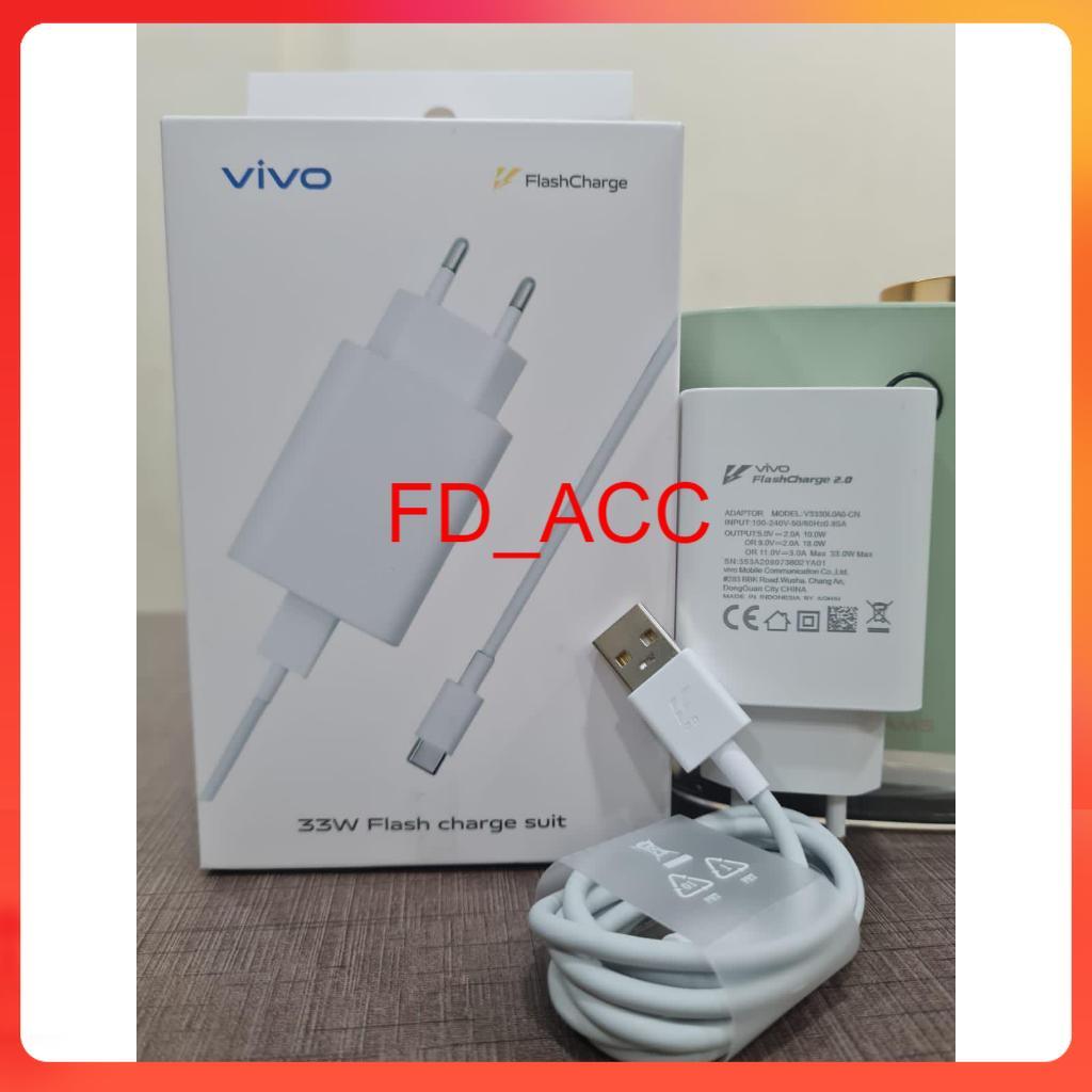 Charger Vivo 33watt Original [ vivo Y53s , V20 , V20 se , v21]