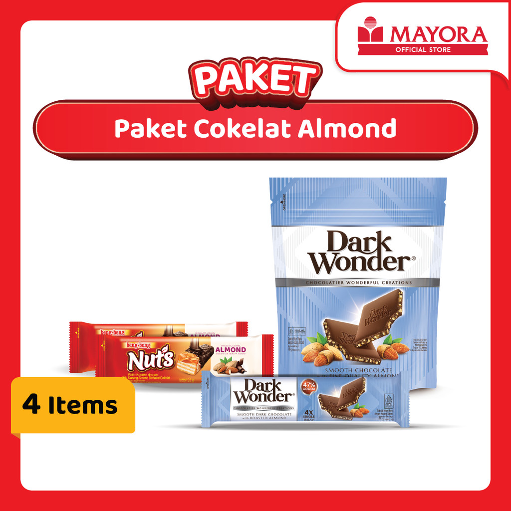 Paket Mayora Cokelat Almond