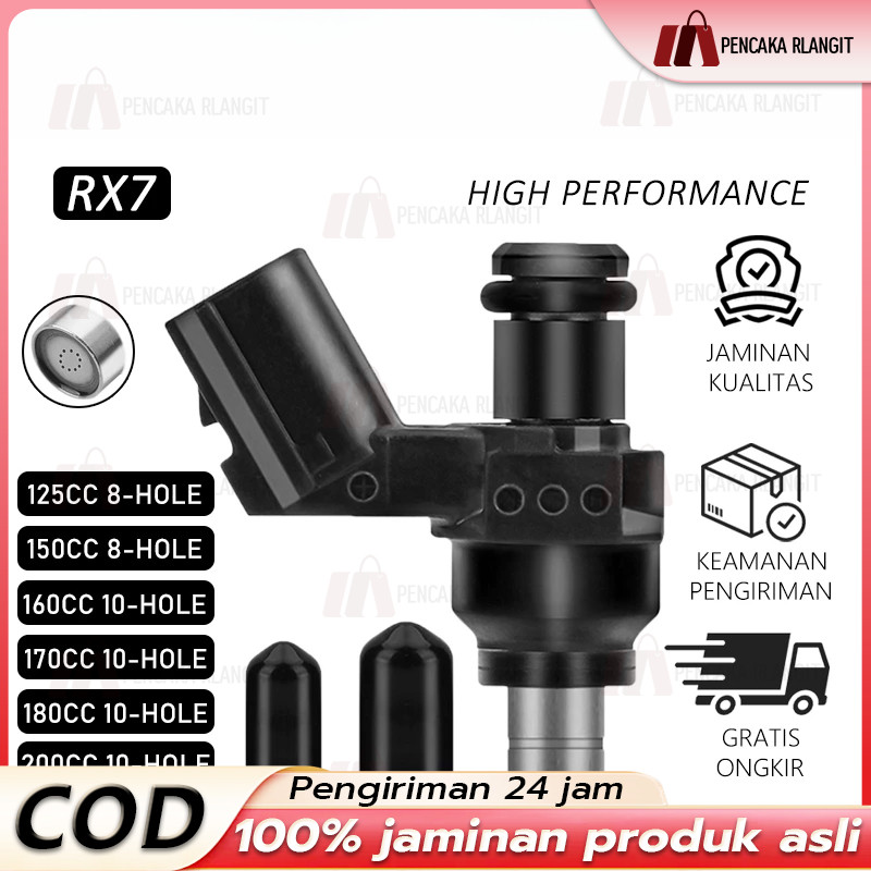 Injektor RX7 Racing Bore Up 125cc 150cc 160cc 170cc 180cc 200cc All Type Honda Series Vario Beat Pcx