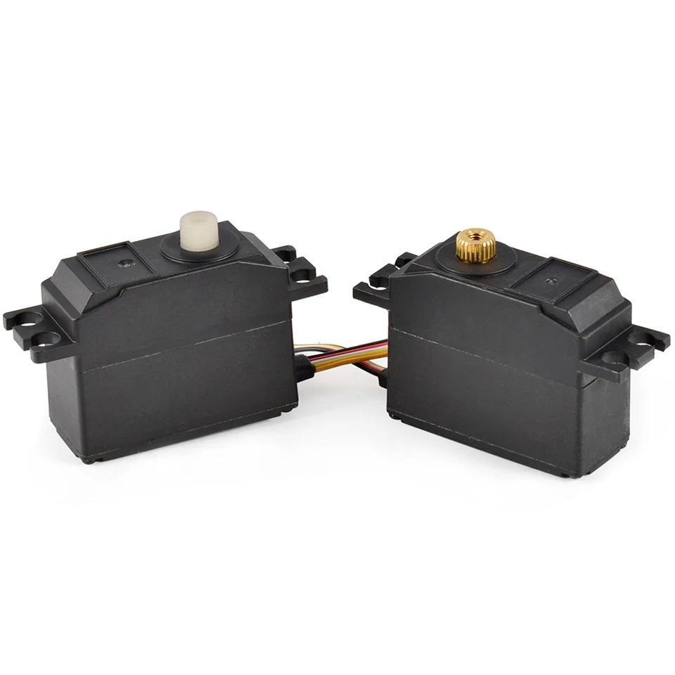 Suku Cadang Servo Metal Gear yang Ditingkatkan untuk Model Mobil Truk RC Wltoys 1/12 12428 12423 unt
