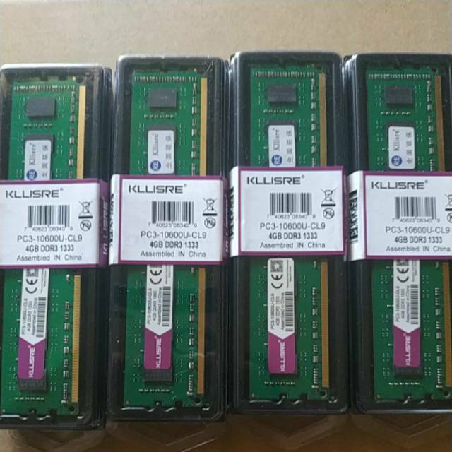 Ram Kllisre DDR3 4GB 8GB PC6400 PC10600 PC10700 PC12800 Untuk  Prosesor AMD     Berkualitas