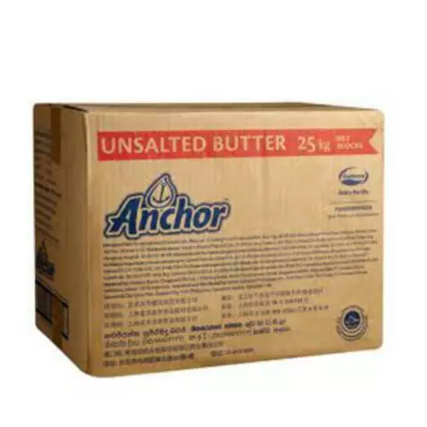 Anchor Unsalted Butter Repack 1 Kg mentega Tawar 1kg Fonterra